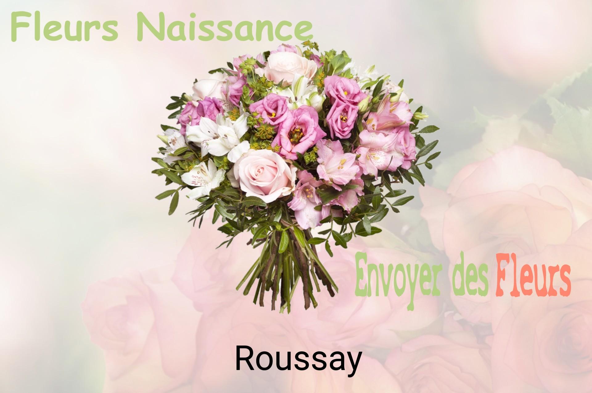 Bouquet de fleurs de naissance livré à Roussay